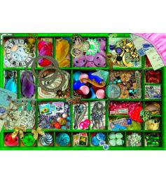 Bluebird Puzzle A Coleção em uma Caixa Verde de 1000 Peças