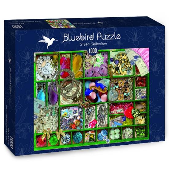 Puzzle Bluebird A Coleção em uma Caixa Verde de 1000 Peças