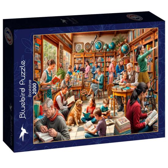 Puzzle Bluebird Livraria 2000 Peças