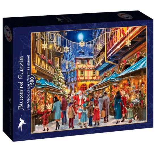 Puzzle Bluebird A Magia Do Mercado De Natal 1500 peças
