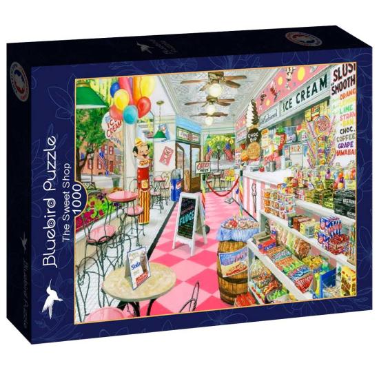 Puzzle Bluebird A Loja De Doces de 1000 Peças