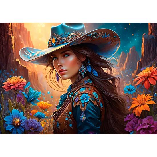 Puzzle Bluebird Cowgirl e Suas botas 2 x 500 peças