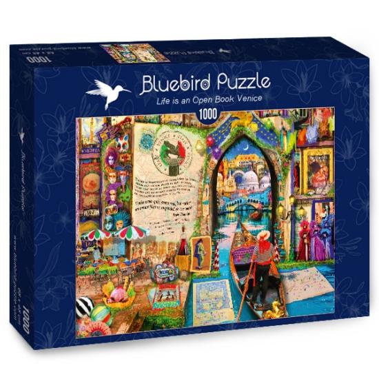 Puzzle Bluebird A Vida é um Livro Aberto em Veneza 1000 P