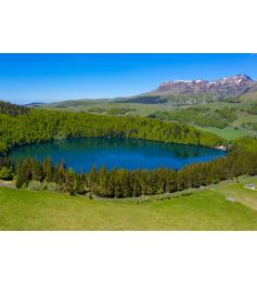 Puzzle Bluebird Lago Pavin em Auvernia de 1000 Peças