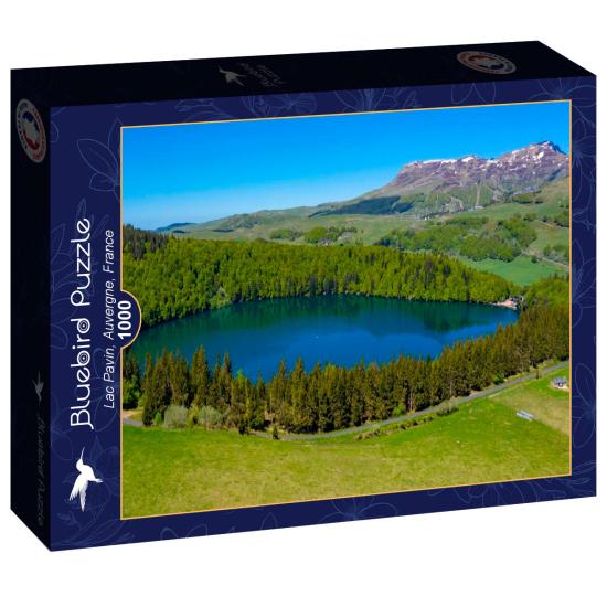 Puzzle Bluebird Lago Pavin em Auvernia de 1000 Peças
