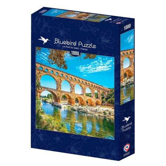 Puzzle Bluebird Le Pont du Gard de 1000 peças Puzzle Bluebird Le Pont du Gard de 1000 peças