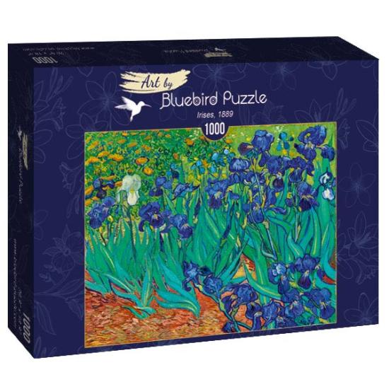 Puzzle Bluebird Lírios Azuis de 1000 peças