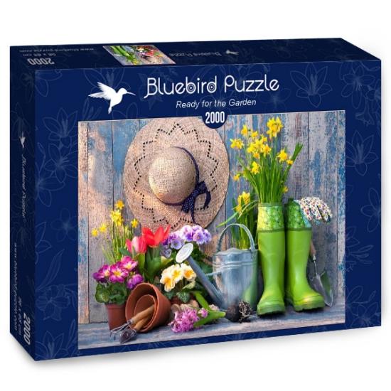 Puzzle de 2.000 peças pronto para o jardim Bluebird