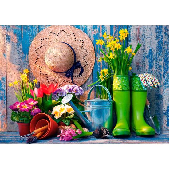 Puzzle Bluebird pronto para o jardim 1000 peças Puzzle Bluebird pronto para o jardim 1000 peças