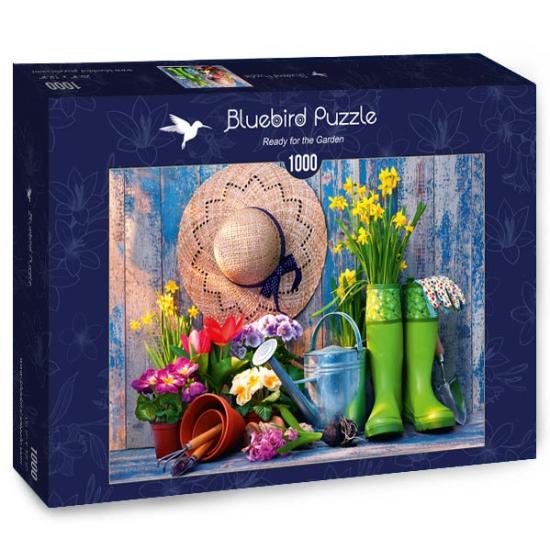 Puzzle Bluebird pronto para o jardim 1000 peças Puzzle Bluebird pronto para o jardim 1000 peças