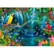 Puzzle Bluebird Papagaios Tropicais de 1500 Peças