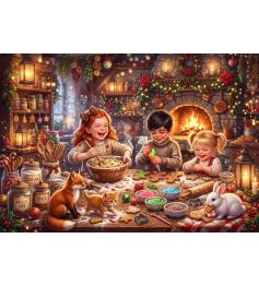 Puzzle Bluebird Os Pequenos Confeiteiros De Natal de 1000 Peças
