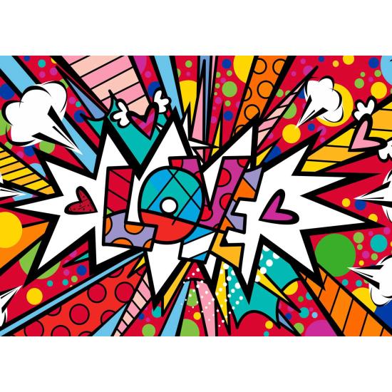 Puzzle Bluebird Love Pop Dot Burst de 500 peças