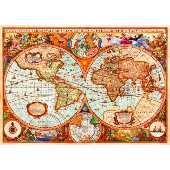 Puzzle Bluebird Biblioteca Mapa de 1000 Peças Puzzle Bluebird Biblioteca Mapa de 1000 Peças