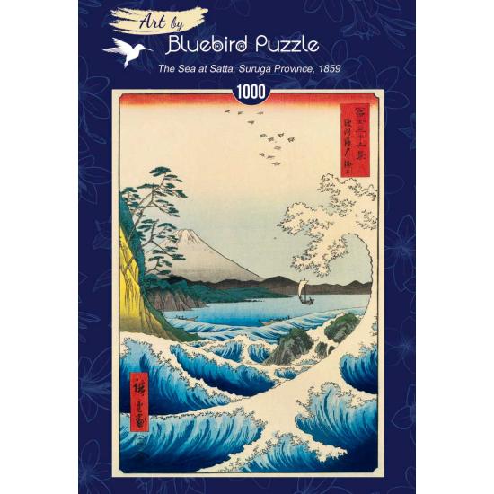 Puzzle Bluebird Mar em Satta, Província de Suruga 1000 Peças