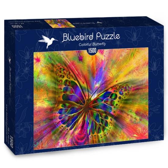 Puzzle Bluebird Borboletas Coloridas 1500 Peças