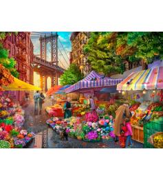 Puzzle Bluebird Mercado de flores de Brooklyn 500 peças
