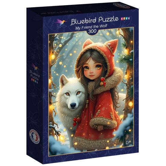 Puzzle Bluebird Meu Amigo O Lobo XXL de 300 peç