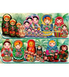 Puzzle Bluebird Bonecas Matryoshka 6000 Peças