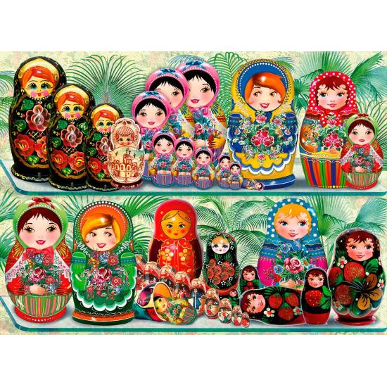 Puzzle Bluebird Bonecas Matryoshka 6000 Peças
