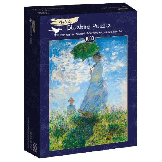 Puzzle Mulher Bluebird com Guarda-chuva 1000 peças
