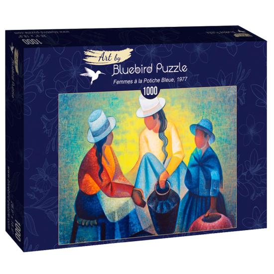 Puzzle Bluebird Mulheres com o Potiche Azul 1000 Peças