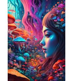 Puzzle Bluebird Mundo Dos Cogumelos de 500 peças