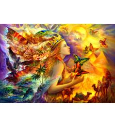 Puzzle Bluebird Mundo Colorido Fantástico de 1000 Peças