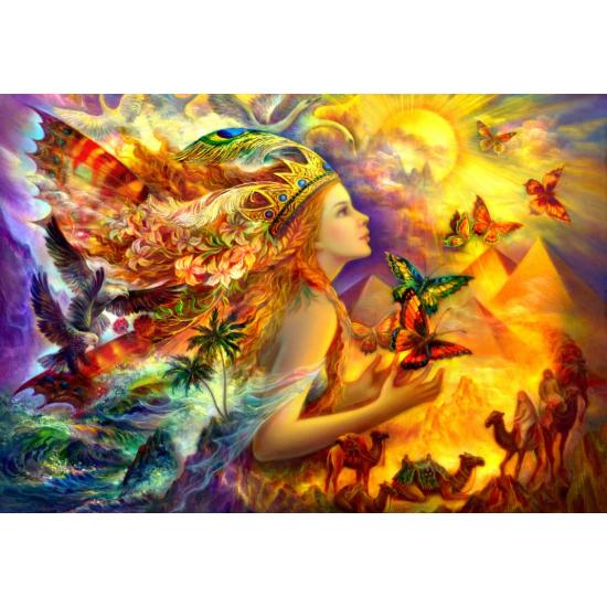 Puzzle Bluebird Mundo Colorido Fantástico de 1000 Peças