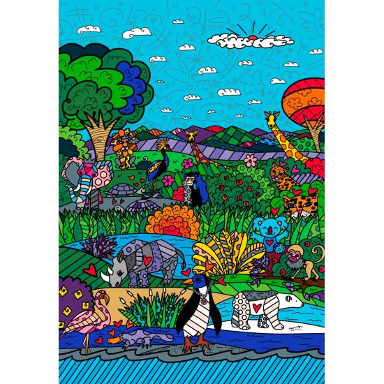 Puzzle Bluebird Natureza 1000 peças