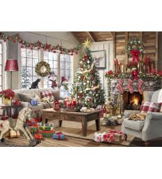 Puzzle Bluebird Natal Aconchegante de 500 peças