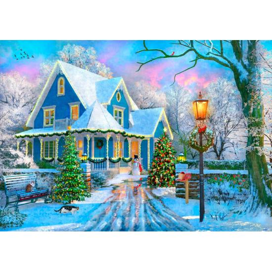 Puzzle Bluebird Natal em casa 1000 peças Puzzle Bluebird Natal em casa 1000 peças