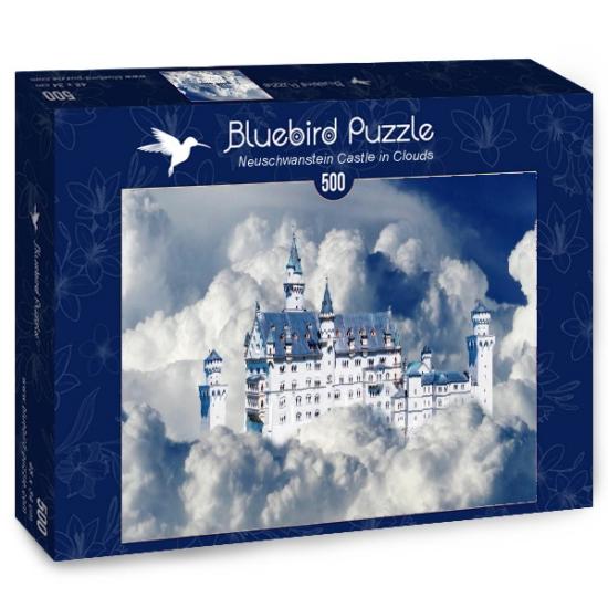 Puzzle Bluebird Castelo de Neuschwanstein nas nuvens de 500
