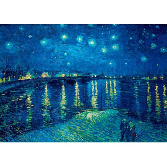 Puzzle Bluebird Noite Estrelada Sobre o Ródano 1000 Peças