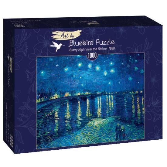 Puzzle Bluebird Noite Estrelada Sobre o Ródano 1000 Peças