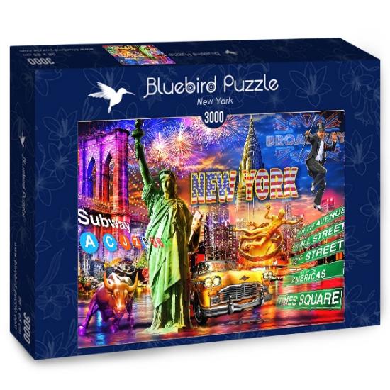 Puzzle Bluebird New York 3000 peças Puzzle Bluebird New York 3000 peças