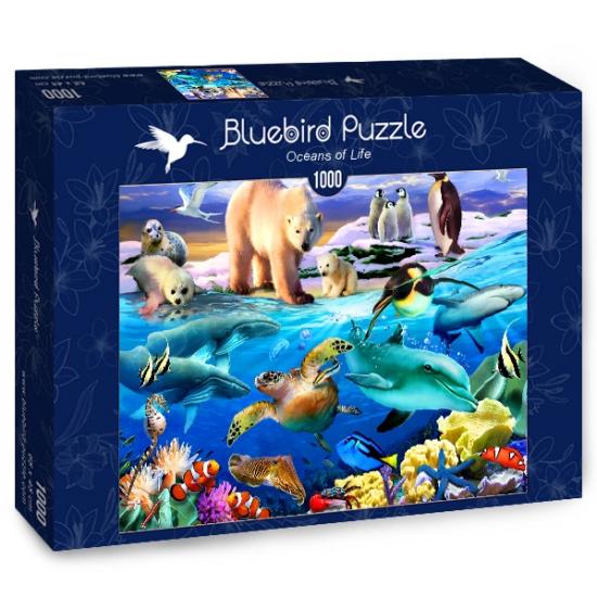 Puzzle Bluebird Oceanos da Vida 1000 Peças