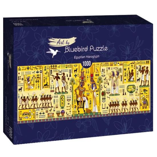Puzzle Panorâmico Bluebird Hieróglifos Egípcios 1000 Peças