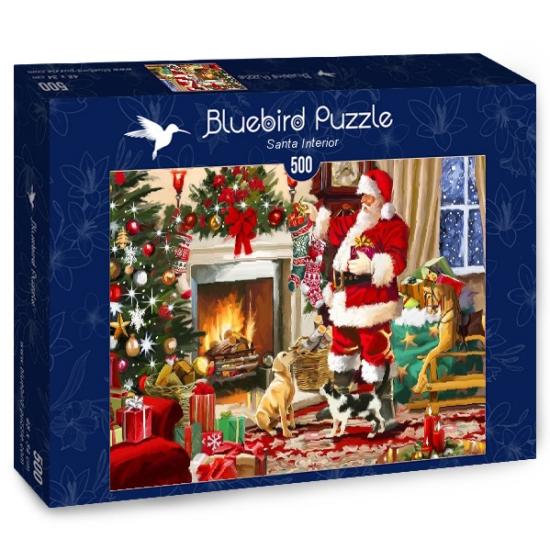Puzzle Bluebird Papai Noel dentro de 500 peças