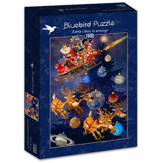 Puzzle Bluebird Papai Noel Está Chegando 1500 Peças