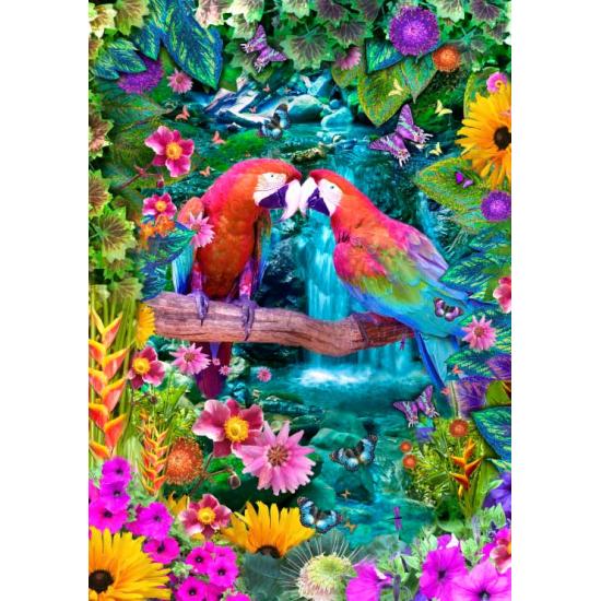 Puzzle Bluebird Papagaio Paradise 1500 peças