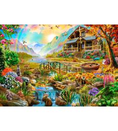 Puzzle Bluebird Paraíso do país 1000 Peças