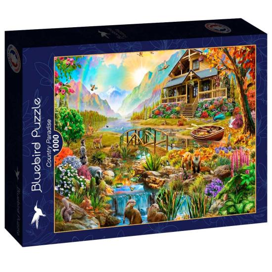 Puzzle Bluebird Paraíso do país 1000 Peças