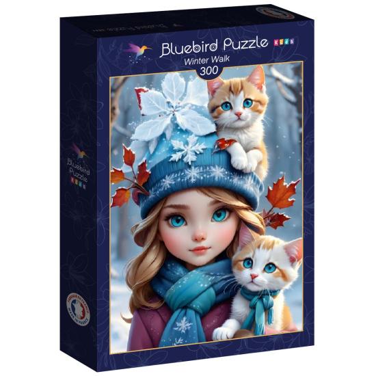 Puzzle Bluebird Caminhada de Inverno XXL de 300 peças