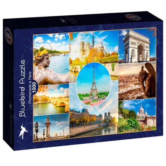 Puzzle Bluebird Passeio Em Paris de 1000 Peças Puzzle Bluebird Passeio Em Paris de 1000 Peças