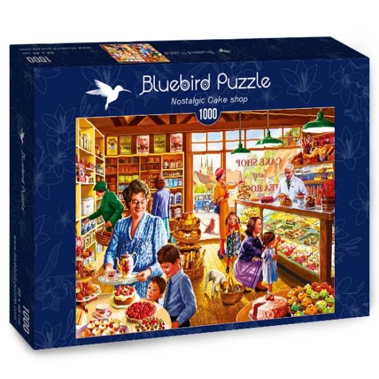 Puzzle Bluebird Pastelaria Nostálgica de 1000 peças Puzzle Bluebird Pastelaria Nostálgica de 1000 peças