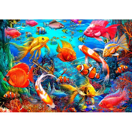 Puzzle Bluebird Peixe Tropical 1500 Peças