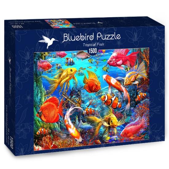 Puzzle Bluebird Peixe Tropical 1500 Peças