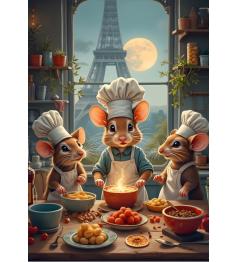 Puzzle Bluebird Pequenos Chefs de Paris 1000 Peças