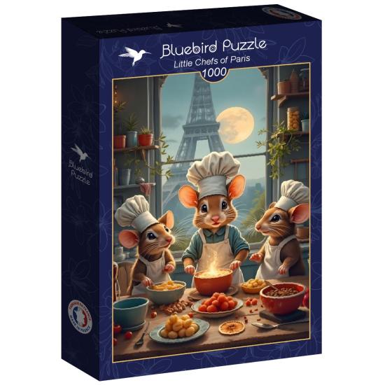 Puzzle Bluebird Pequenos Chefs de Paris 1000 Peças